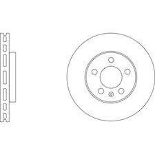 2x Brake Discs Vented For Skoda Scala 1.0 TSI Apec Blue Front 2Q0615301G