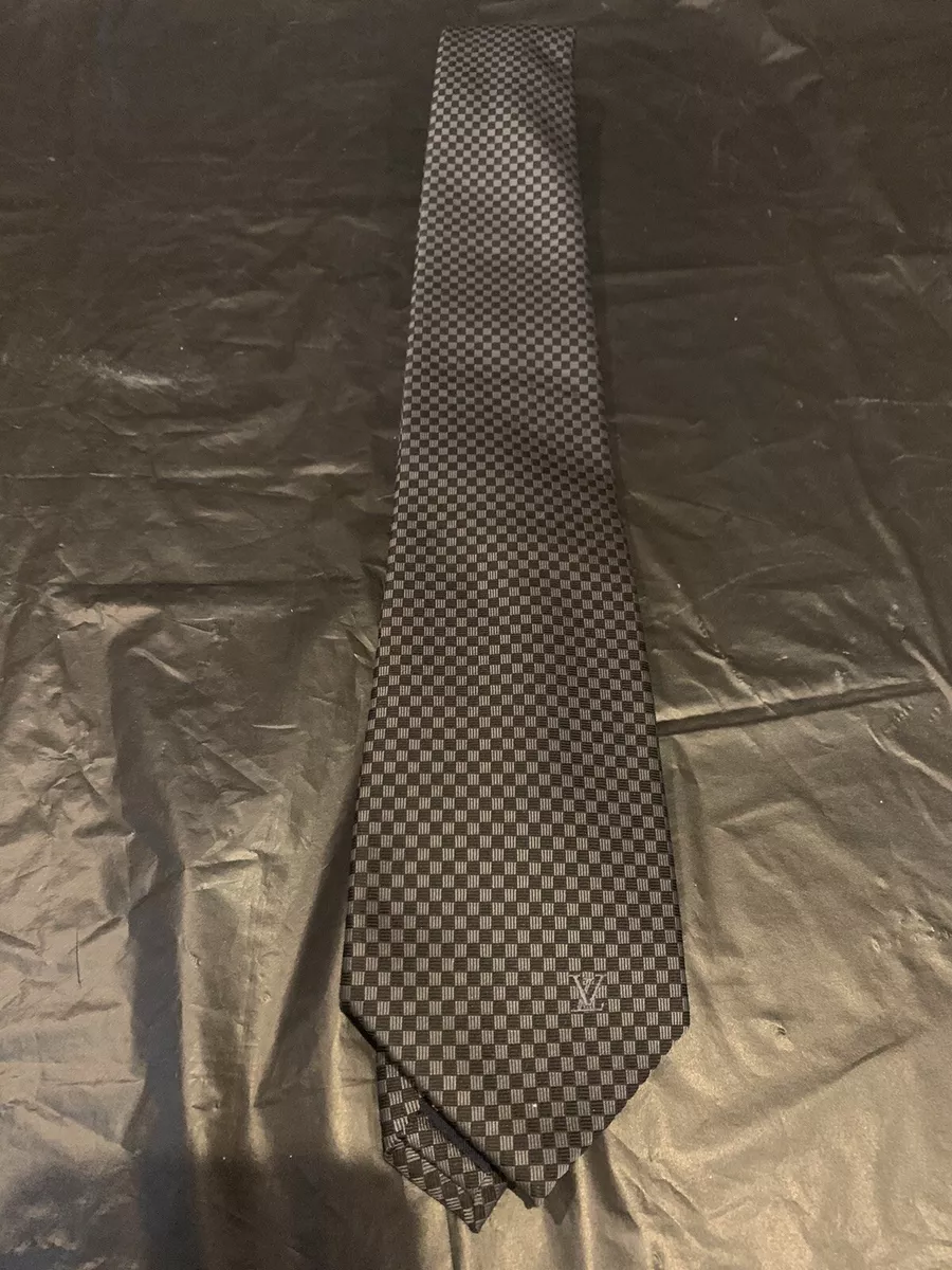 Louis Vuitton Damier Classique Silk Tie