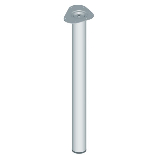 Element System 11100-00001 Möbelfuß Rundrohr ø 30 Mm, Länge 100 Mm, Stahl Weiß