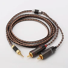 2.5mm TRRS Balanced to 2 RCA Male Headphone Cable For Astell&Kern AK100II AK240