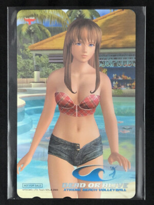 Dead or Alive Xtreme Beach Volleyball DOAX Hitomi Phone Card Tecmo