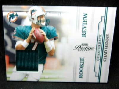 Chad Henne 2009 Playoff Prestige Green Patch Rookie Preview!Dolphins  QB/Chiefs