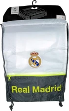 REAL MADRID Fc Gym Sack Bag Drawstring Backpack Cinch Bag Authentic Official 
