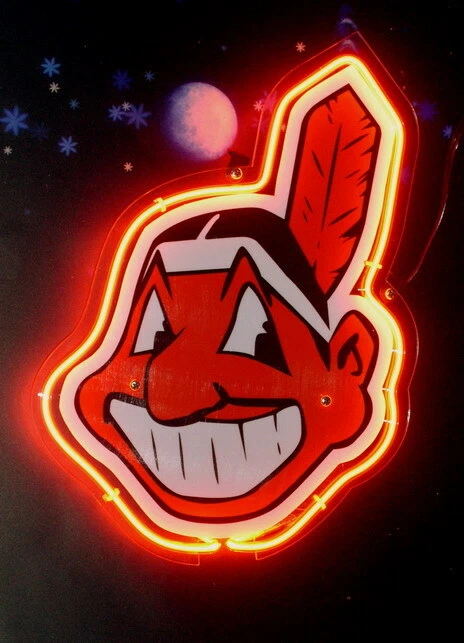 Cleveland Indians Wahoo Chief Acrylic 14
