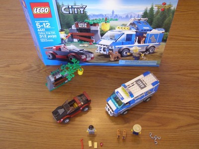 lego city police dog van 4441