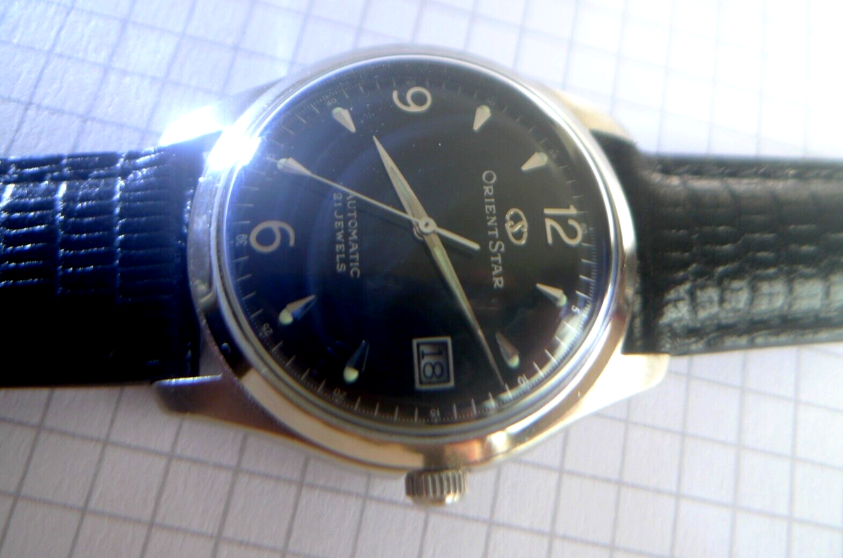 Gent's ORIENT STAR Automatic Watch..Black Dial | eBay