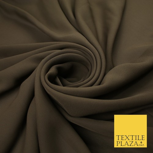 70 COLOURS Plain Dyed Chiffon Fine Soft Georgette Sheer Dress Fabric 57" Wide - Picture 71 of 209