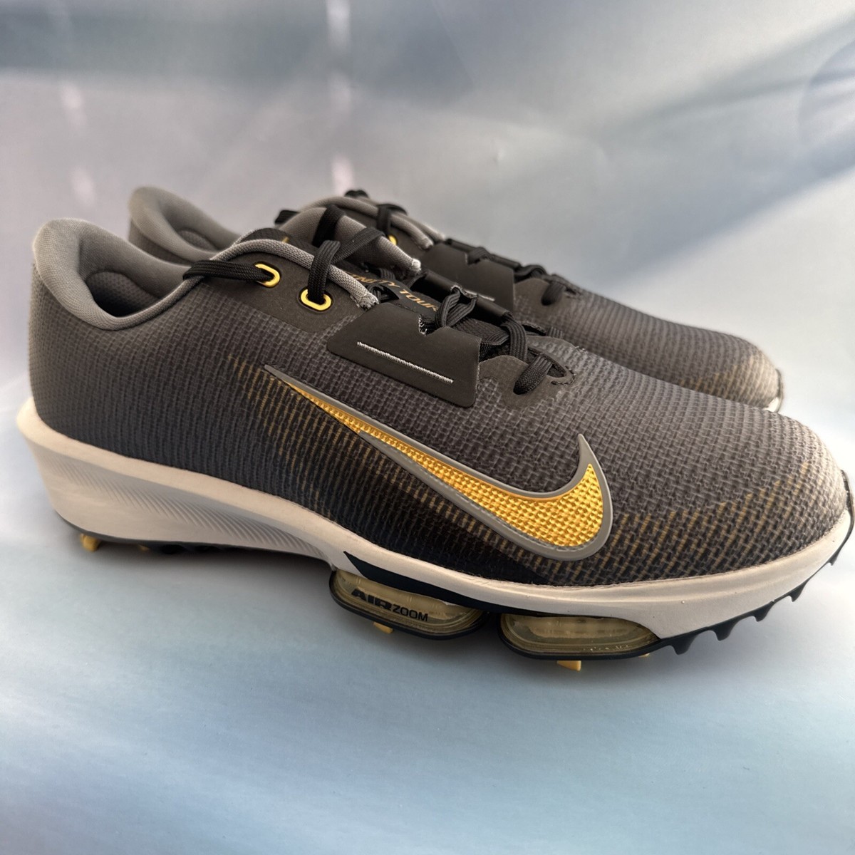 Nike Mens 12.5 Zoom Infinity Tour Golf 2 Shoes (Wide) Black