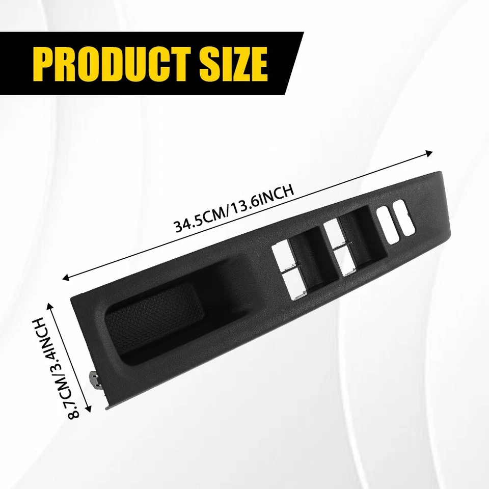 DELANTERO IZQUIERDO TOYOTA YARIS 2012-14 4D MASTER INTERRUPTOR VENTANA ELÉCTRICA BISEL MOLDURA EPY Foto 3 de 4