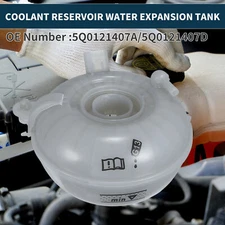1 Pcs Coolant Expansion Recovery Overflow Tank No.5Q0121407A for AUDI A3 12-23