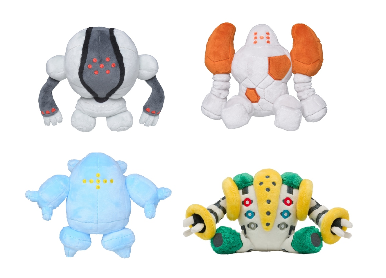 Kit Pokémon Lendários Regigigas Registeel Regice Regirock