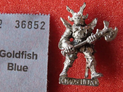 Citadel C35 Chaos Hero Bone Racker Warrior Realms of Warhammer Games Workshop B