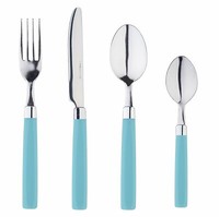 EXZACT 16 / 24 PCS Cutlery Set Stainless Steel Colour Handle
