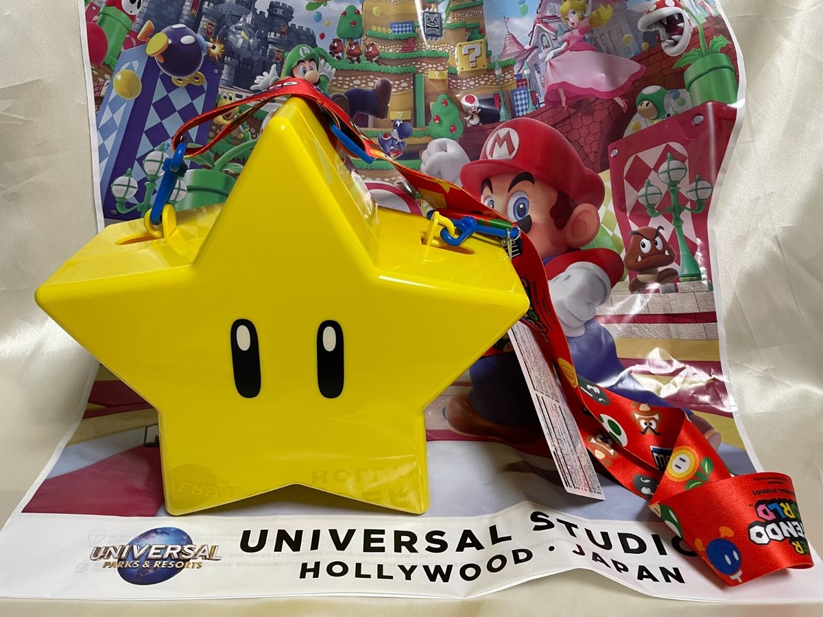 マリオ ユニバ スター セット USJ Super Mario NINTENDO WORLD Star Popcorn Bucket Universal
