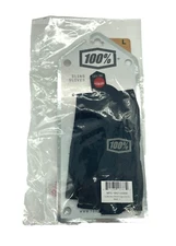 100% Sling Short Finger Gloves Black Size Large