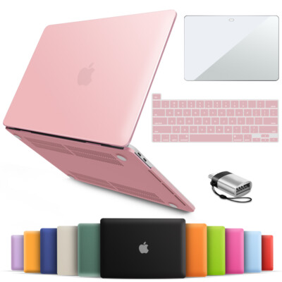 IBENZER Case for MacBook Air/Pro 13 14 15 16 inch KeyboardCover+Screen+Type-C