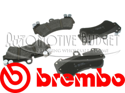 Front Brake Pads w/Sensors Porsche Cayenne & Volkswagen Touareg - NEW BREMBO