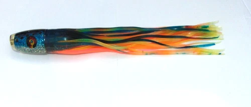 Vintage 12" Slant Head Fishing Lure Big Game Trolling Tuna Marlin Mahi Wahoo ONO