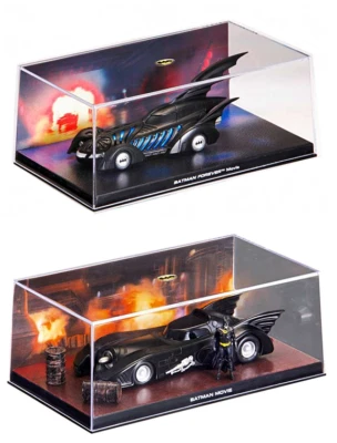 Lot de 2 Batmobile 1/43 Véhicules de Batman Eaglemoss Voiture Model Car LB05 - Photo 1/4