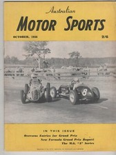 Australian Motor Sports 1956 Oct Repco Holden Bugatti 251 1907 Fiat W-M Cooper M
