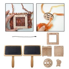 Wood Knitting Gauge Rulers Multifunctional DIY Crafts Yarn Wpi Guide Gauge