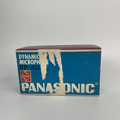Vintage Panasonic Dynamic Stereo Table Microphone RP-8130 Matsushita Box Japan - Picture 4 of 4