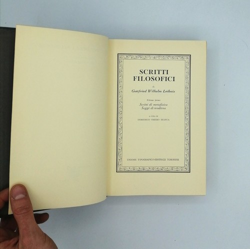 "SCRITTI FILOSOFICI di Gottfried Wilhelm Leibniz - 2 Volumi" LEIBNIZ, UTET 1967 - Picture 7 of 8