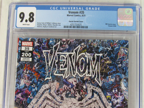Venom #35P CGC 9,8 WP agosto 2021 Marvel Comics 4251723025 variante Garcin - Imagen 2 de 4