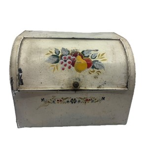 Vintage White Bread Box | eBay