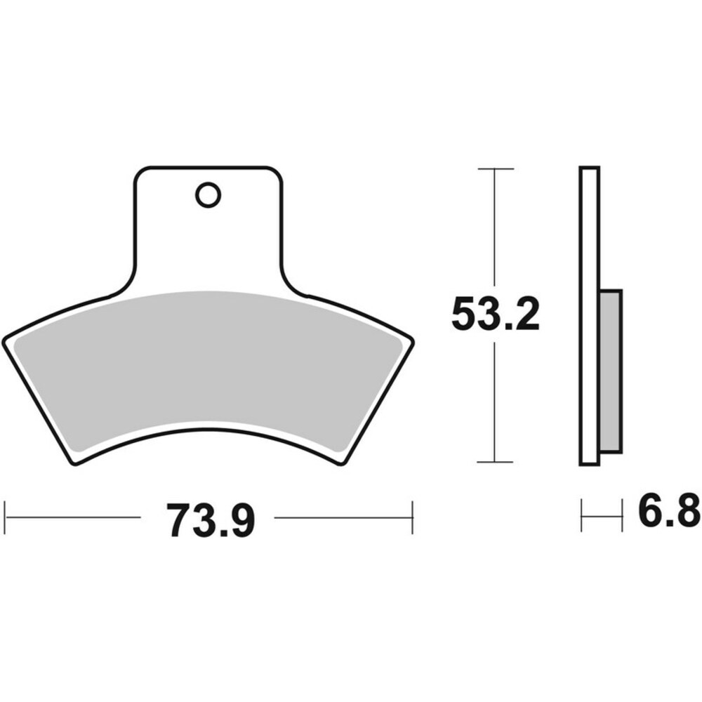 Pills Of Brake Sintered Of Competition BREMBO 07po04sx for Moto