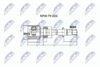 Nty Gelenksatz, Antriebswelle NPW-TY-024