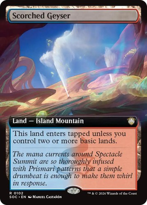 #ad Scorched Geyser Extended Art 102 NM Commander: Secrets of Strixhaven $4.99