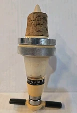 Vintage Beer Bottle Tap Non-Drip Drink Liquor Dispenser Measures Bar Portion
