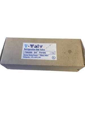  T-VALV TV18C Kugelabsperrventil 3/4'' mit Schrader-Ventil (Art. 758289)   NEU & 