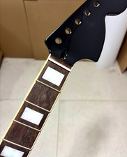 Big head Maple Black 22frets electric guitar neck Rosewood Fretboard Block inlay