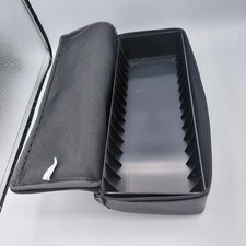 Vintage Sound Dimension 15 Cassette Tape Carrying Case Black Soft Case Strap