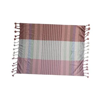  Terra Harmony Woven Throw, Multicolor 