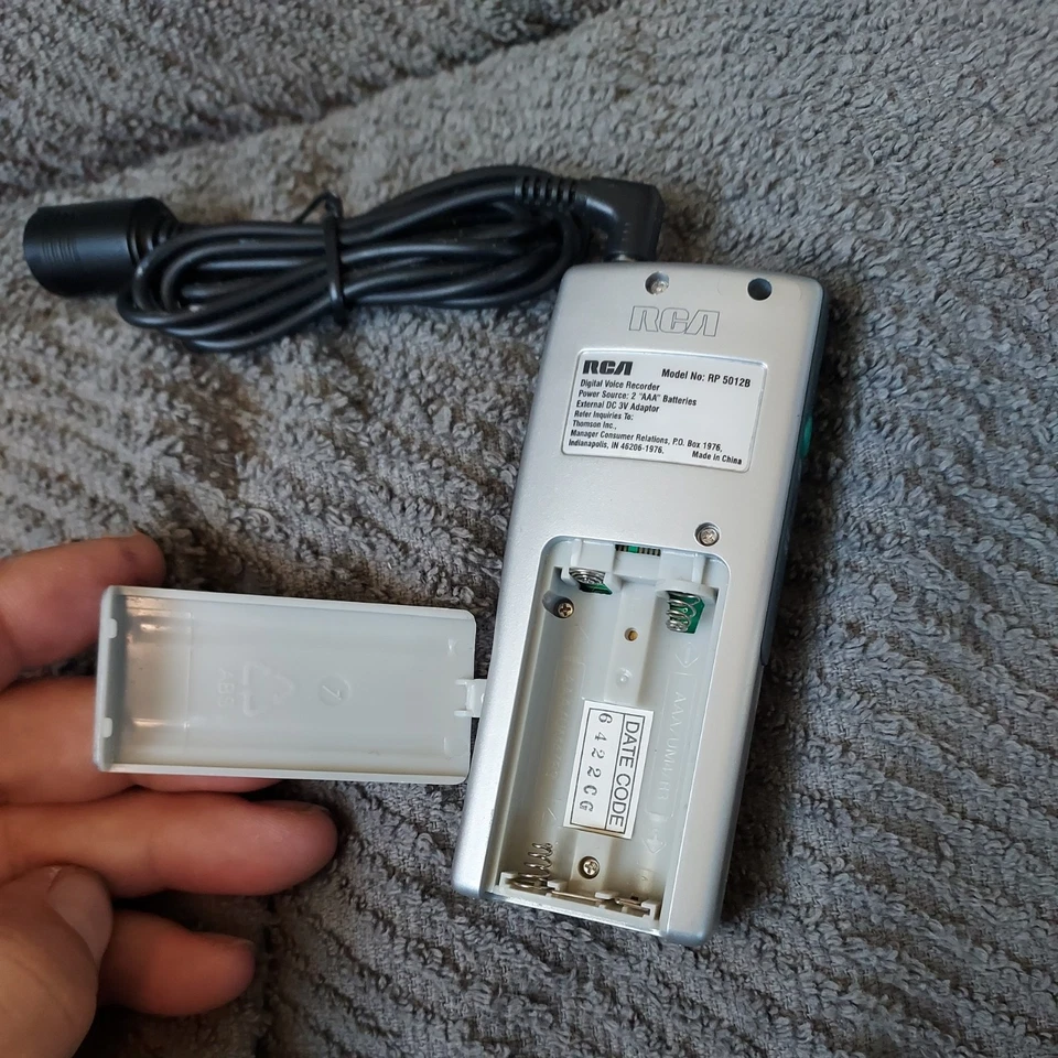 RCA Model RP 5012B Digital Voice Recorder Tested Office, School WORKS - Image 4 of 4