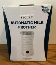 Secura Electric Milk Frother Automatic Milk Steamer 4-IN-1 Hot & Cold Foam 