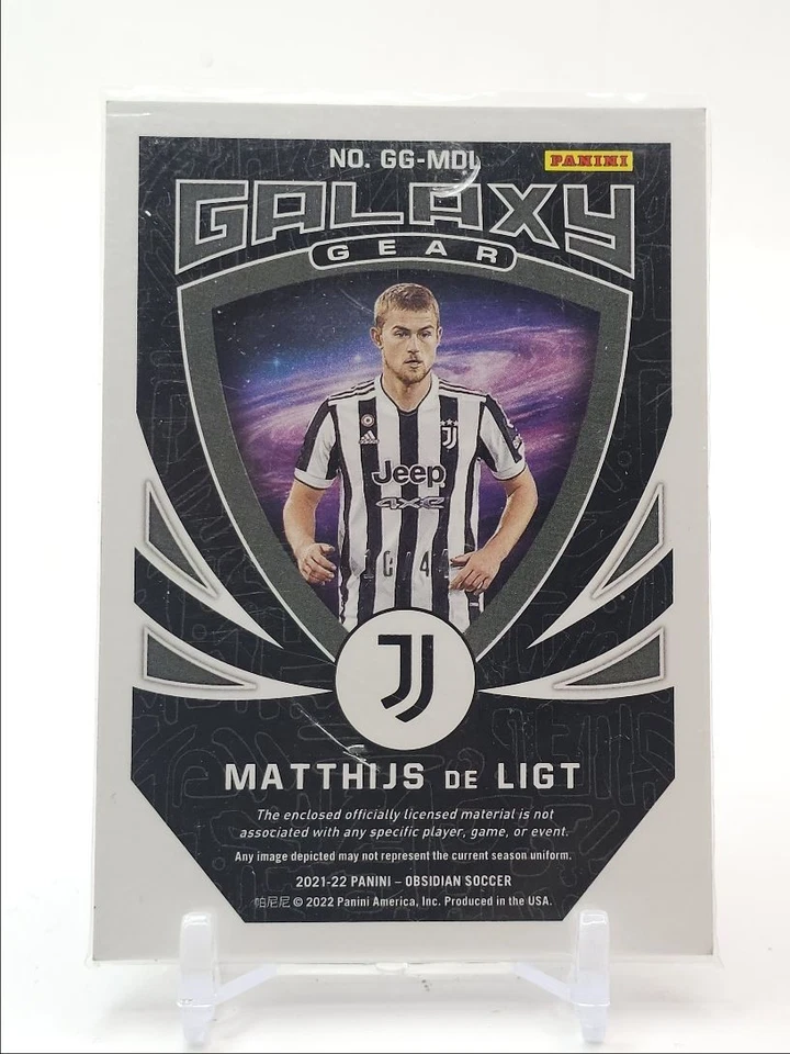 MATTHIJS DE LIGT 2021 OBSIDIAN GALAXY GEAR PATCH RED PULSAR /44  - Image 2 of 2