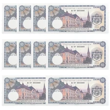 10pcs Set Fürstentum Liechtenstein 50 Franken Commemorative Banknotes Collection