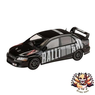NEU HJ64 1/64 Mitsubishi Lancer Evolution 7 GSR RALLIART Amethyst Black Pearl