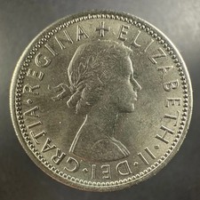 1965 Great Britain Two Shillings (Florin) Elizabeth II &ndash; Strong Details