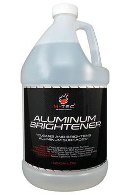 M-Tec Aluminum Brightener Concentrate, Heavy-Duty Aluminum Cleaner - 1 Gallon