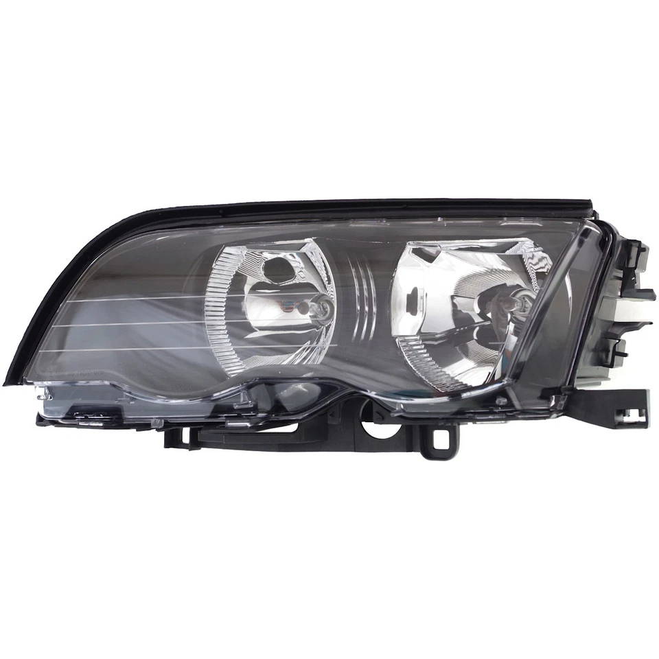 Left & Right Side Headlight For BMW 323i 1999-2000 Halogen w/ Bulbs Sedan/Wagon - Image 3 of 4