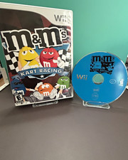 Tested working M&M's Kart Racing Nintendo Wii Racing Game Complete w/ Manual