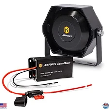 LAMPHUS SoundAlert 100W Emergency Air Horn Amplifier Kit - 118-124 dB Speaker