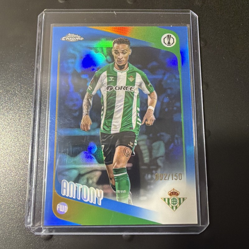 ANTONY 2025-26 Topps Chrome UEFA UCC Blue/150 #13 REAL BETIS