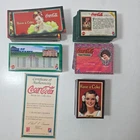 Vintage Large Lot Collect-A-Card Coca Cola Series All Complete