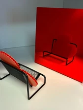 Acrylic Plexiglass Plastic Sheet - 1/8" Thick - Red Mirror #1400 - 24"x24"